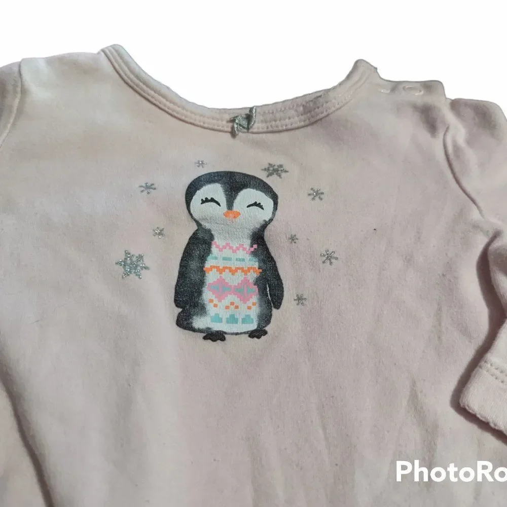 Baby Girl Bodysuit & Fleece Coat Set, Size 9M & 18M